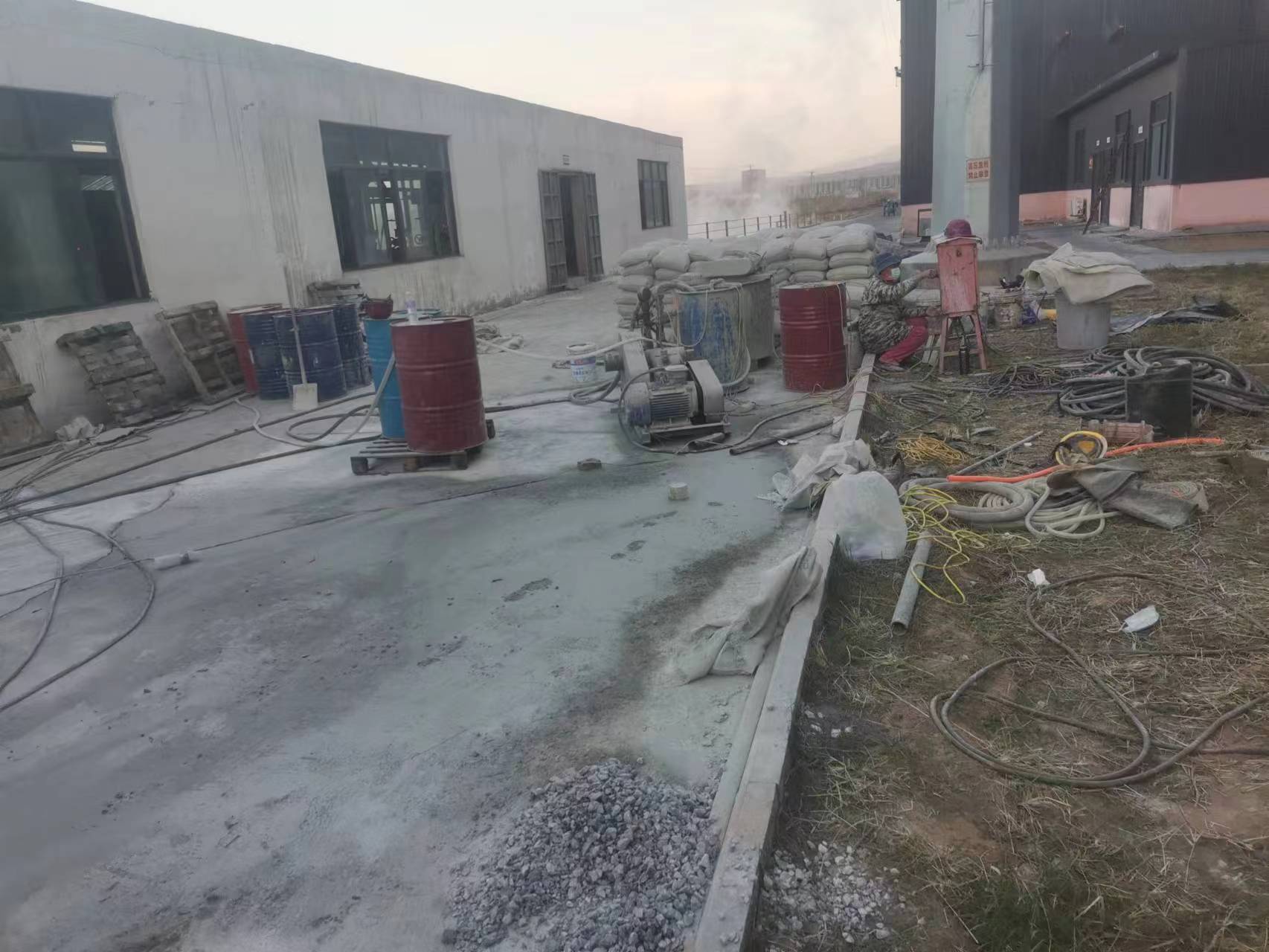 东兴厂房地基沉降注浆